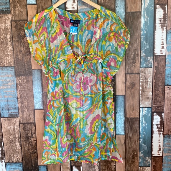 Relativity Other - Relativity floral retro swim cover